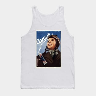 Sanit Tooth Paste Russia Vintage Poster 1938 Tank Top